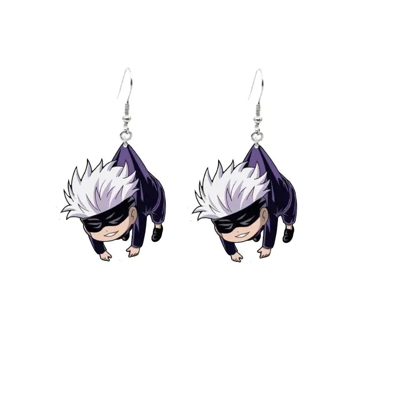 Anime Gojo Satoru Geto Suguru Dangle Earrings