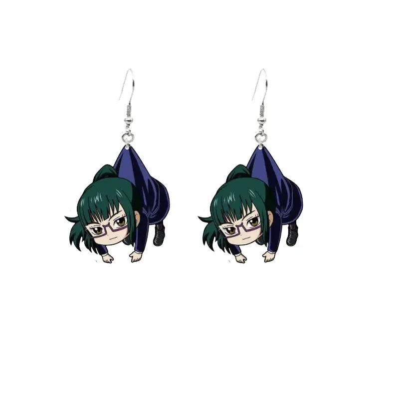 Anime Gojo Satoru Geto Suguru Dangle Earrings