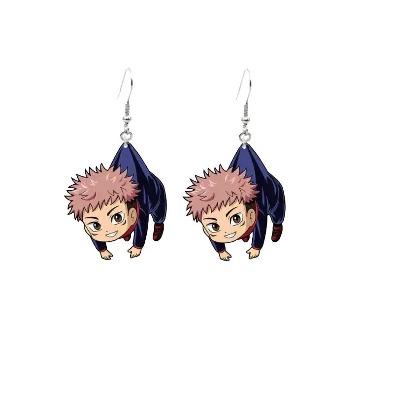 Anime Gojo Satoru Geto Suguru Dangle Earrings