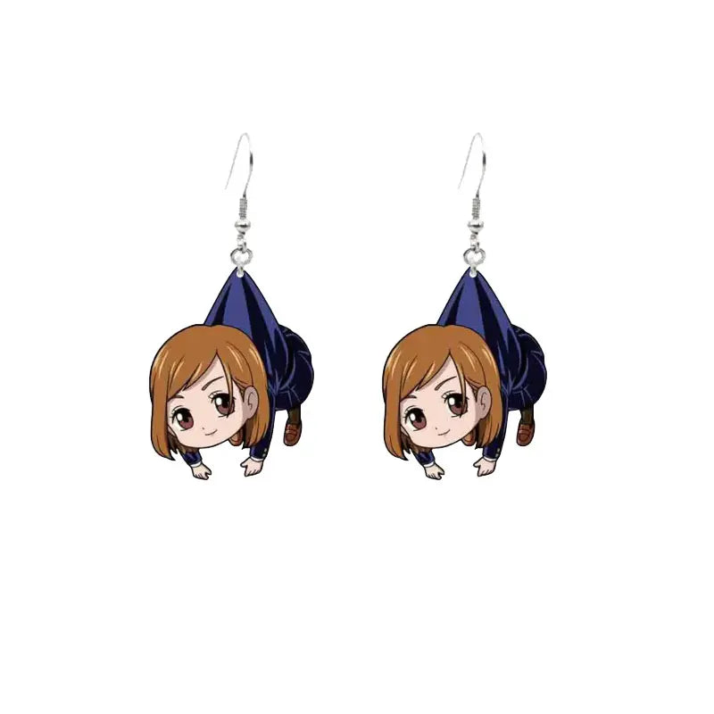 Anime Gojo Satoru Geto Suguru Dangle Earrings