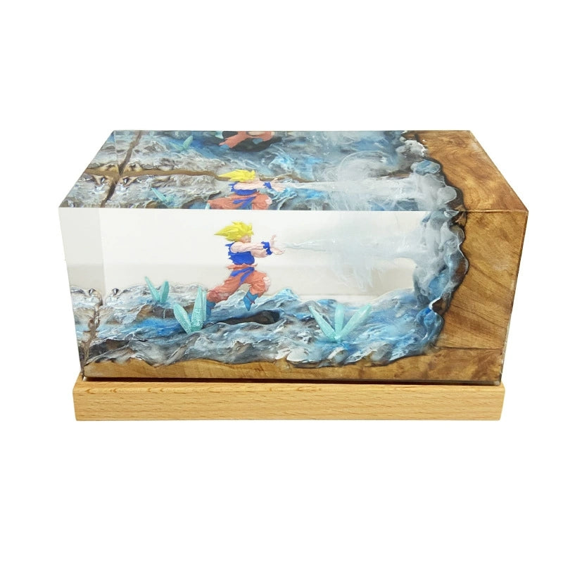 Dragon Ball Z Kakarot Kamehameha Night Light  NIKOLATOY Anime Resin Desktop Figure