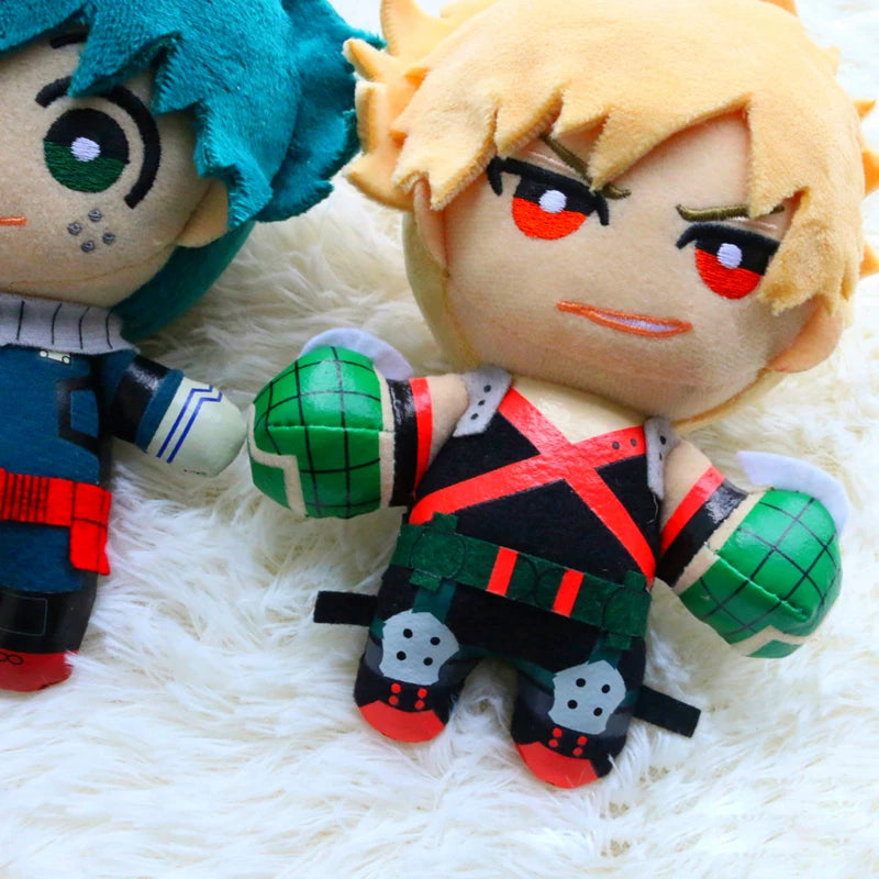 15CM My Hero Academia Anime Izuku Midoriya Katsuki Bakugou Shouto Todoroki Plush