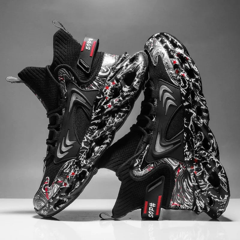 SkyBurst Sneakers: Speedcore Style