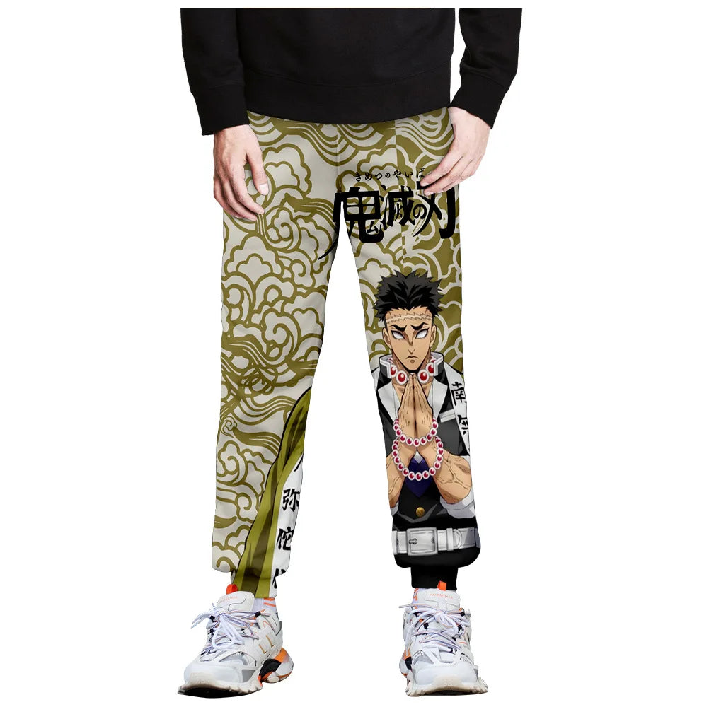 Kimetsu No Yaiba Tomioka Giyuu Long Trousers Demon Slayer Sweatpants