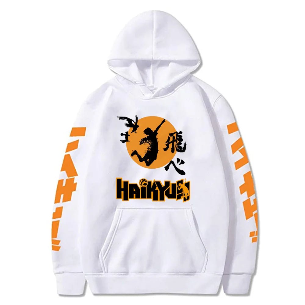 Men/Women Hoodies Anime haikyuu Sweatshirts Print Fleece  Pullovers