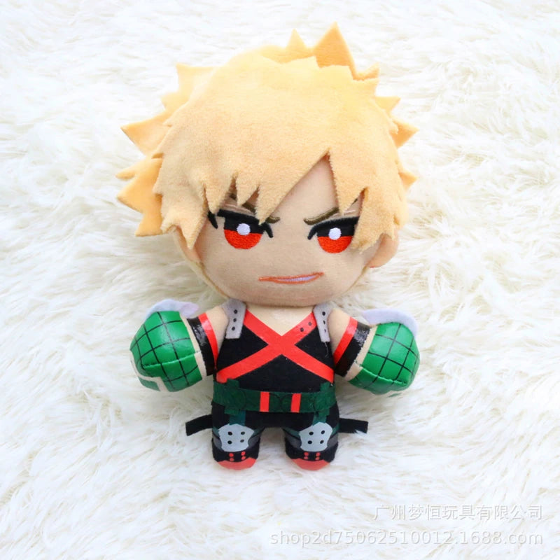 15CM My Hero Academia Anime Izuku Midoriya Katsuki Bakugou Shouto Todoroki Plush