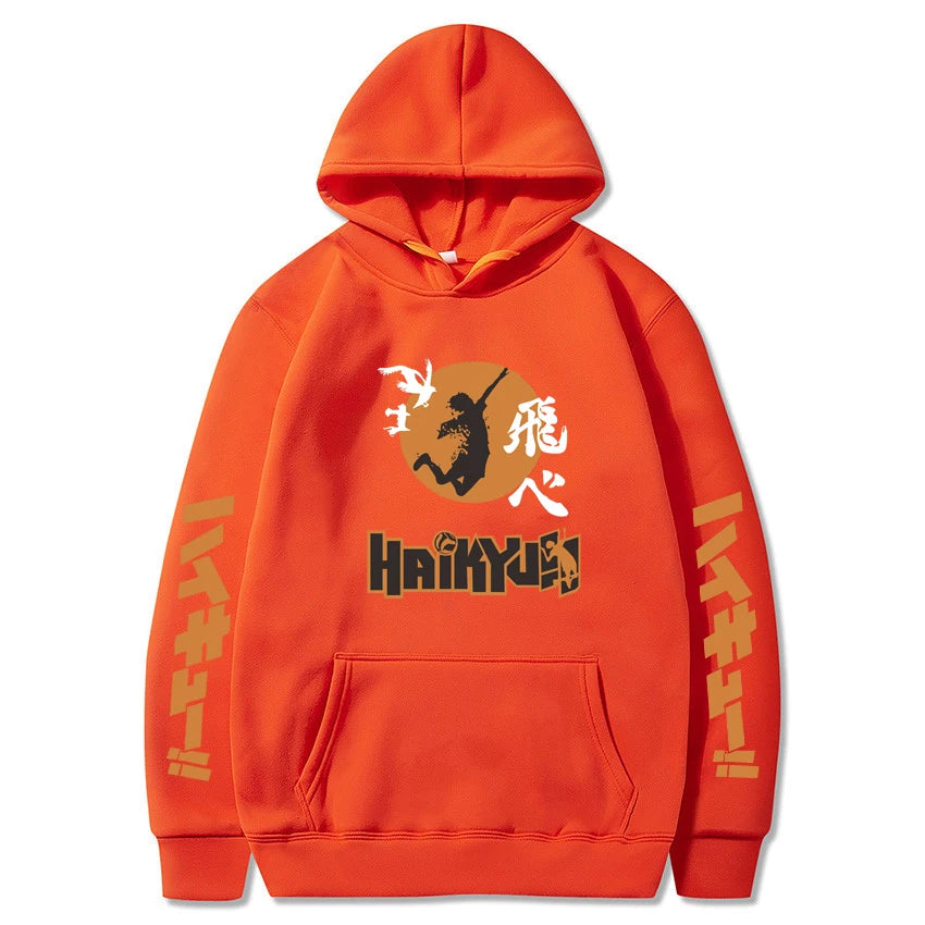 Men/Women Hoodies Anime haikyuu Sweatshirts Print Fleece  Pullovers