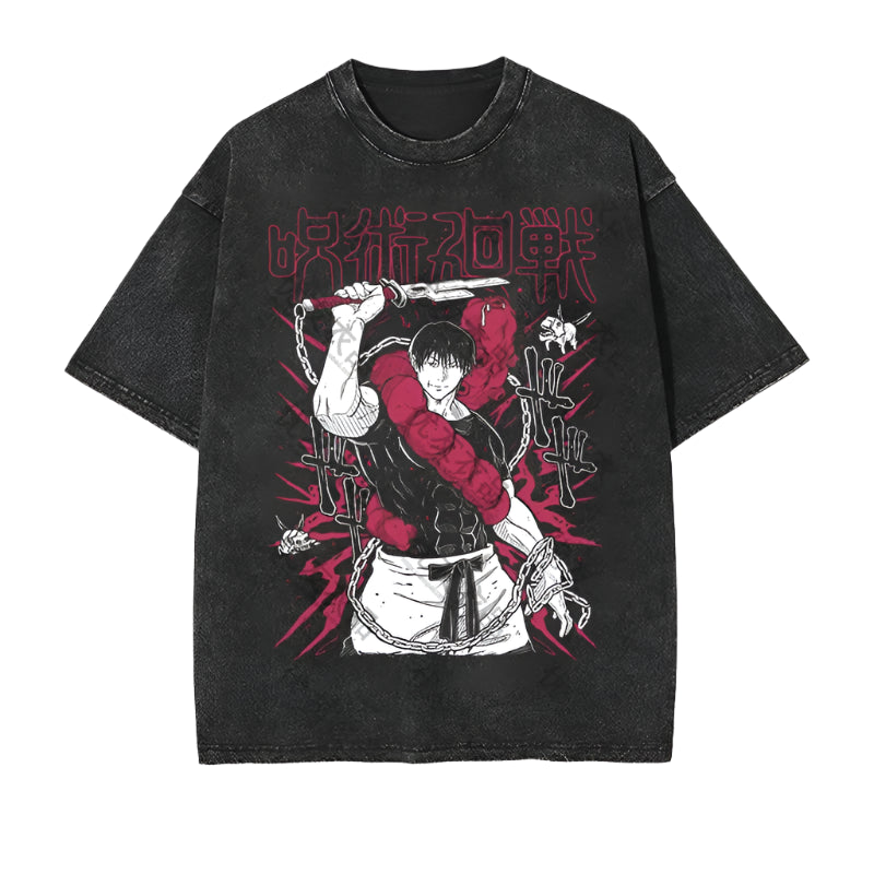 Heavenly Pact  Toji Shadow Washed Tee