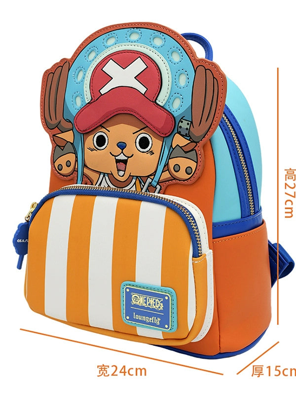One Piece Sailing Route School Bag  Chopper Anime Backpack for Students, Fans & Everyday Adventure