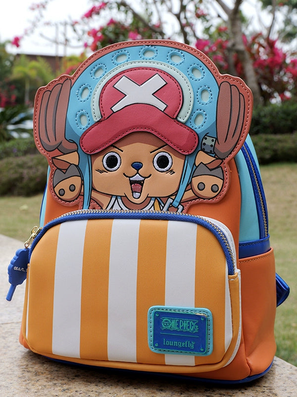 One Piece Sailing Route School Bag  Chopper Anime Backpack for Students, Fans & Everyday Adventure