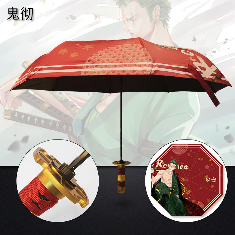 Demon Shade: Ghost Slayer Folding Umbrella