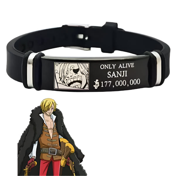 One Piece Silicone Bracelet  Luffy, Zoro, Devil Fruit & Logo Vintage Anime Wristband
