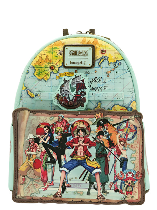 One Piece Sailing Route School Bag  Chopper Anime Backpack for Students, Fans & Everyday Adventure