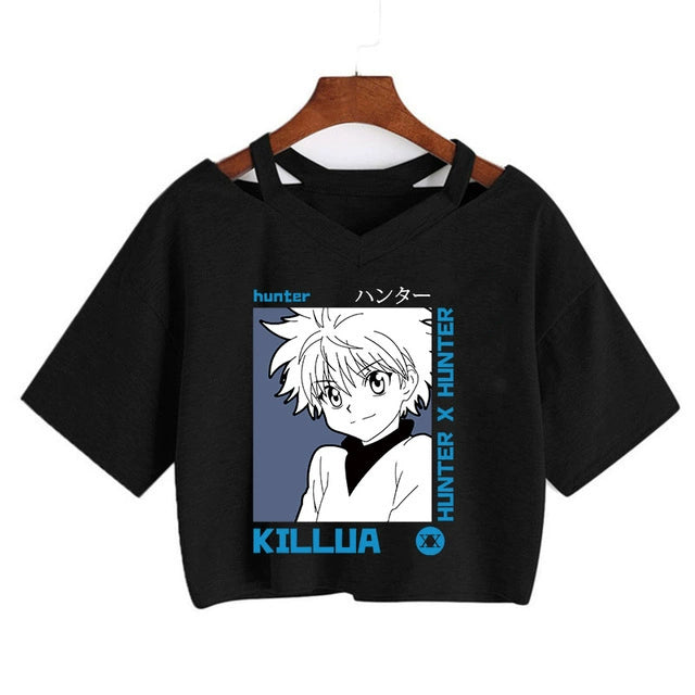 Deadly Duo  Killua x Hisoka Crop Tee