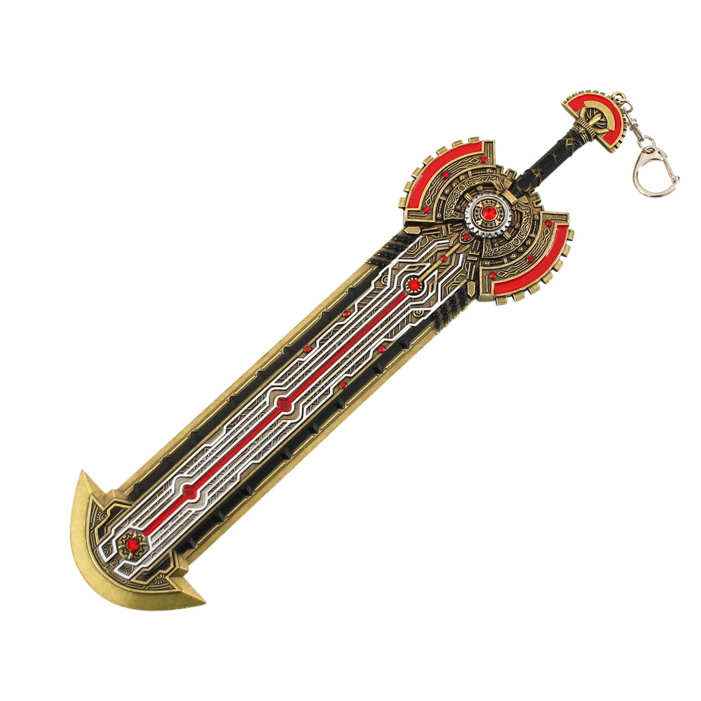 Douluo Peerless Tang Gate Ji Juechen Sword of Judgment Metal Model Weapon Soul Skill Anime Peripheral Boy Toys
