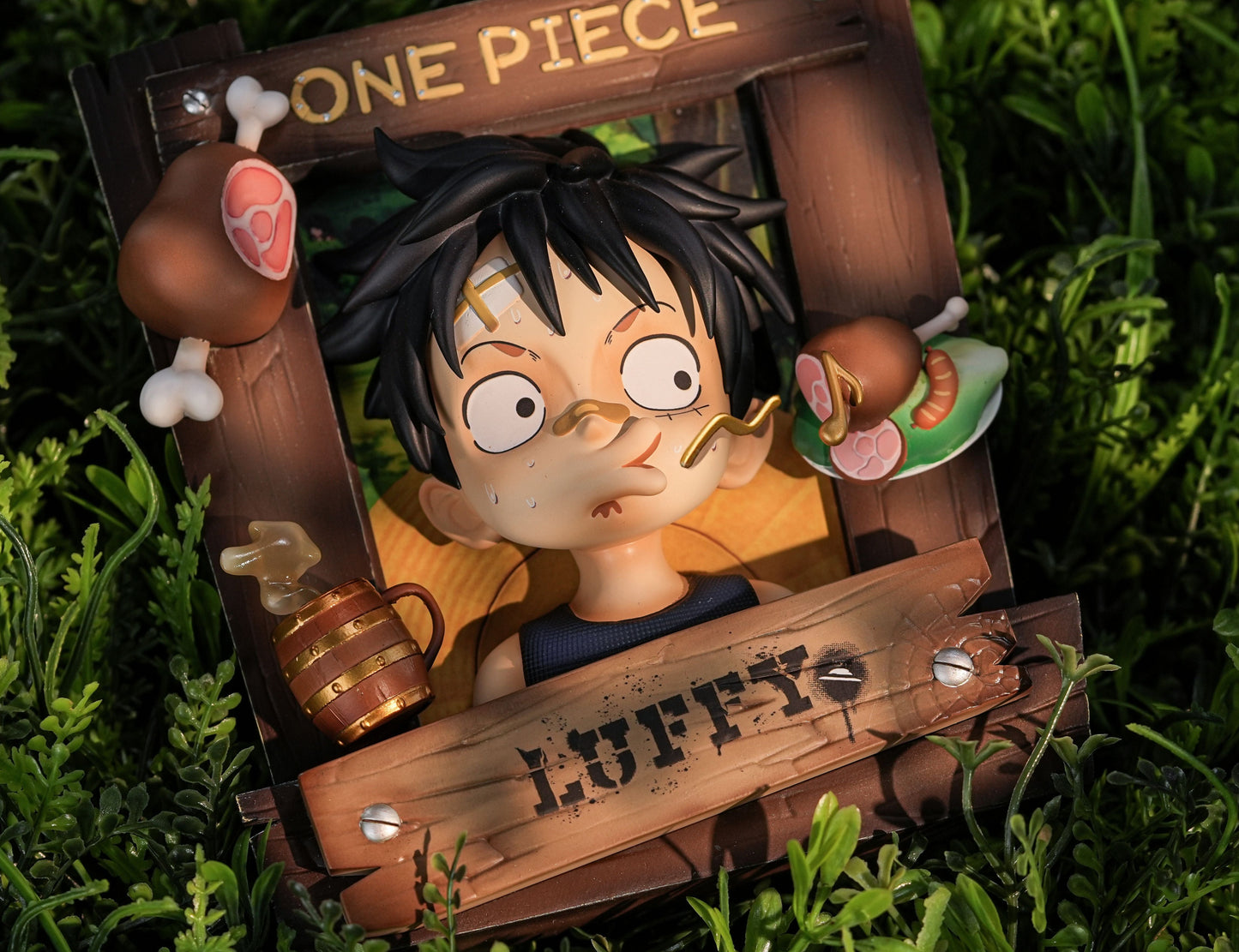 One Piece Cubic Photo Frame  Luffy, Chopper, Zoro & Nami by Resonance GK x E2 Studio
