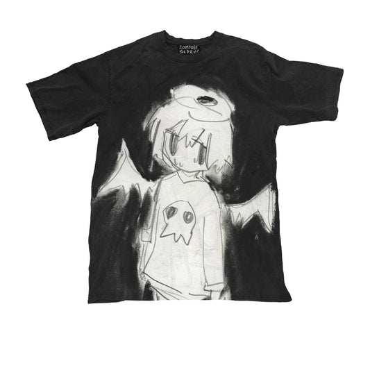 Absurd Town Love Loop  Kawaii Y2K Couple Tee