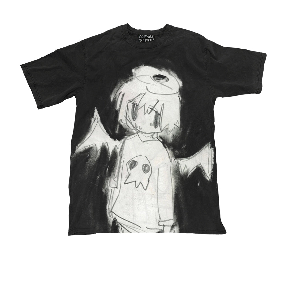 Absurd Town Love Loop  Kawaii Y2K Couple Tee