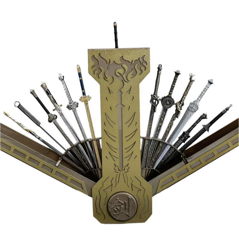 Thirteen Toy Blades of Legend Ancient Style Mini Metal Sword Model Gift Box Set