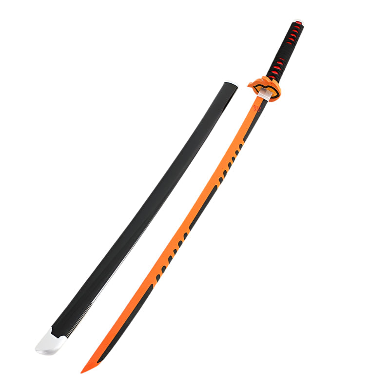 Demon Slayer Nichirin Sword Set  104cm Wooden Blades for Tanjiro, Zenitsu, Rengoku & More