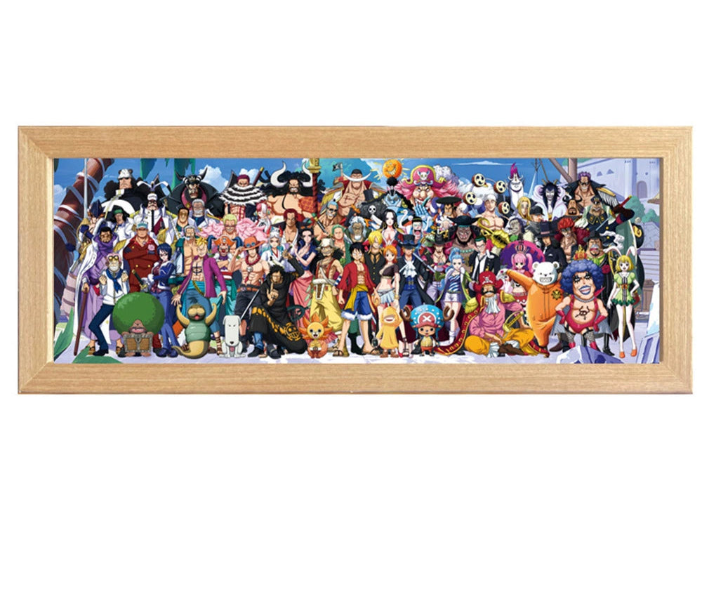 SLAM DUNK 3D LED Art  Solid Wood Frame Family Portrait Display
