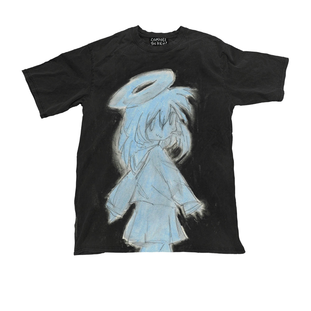 Absurd Town Love Loop  Kawaii Y2K Couple Tee