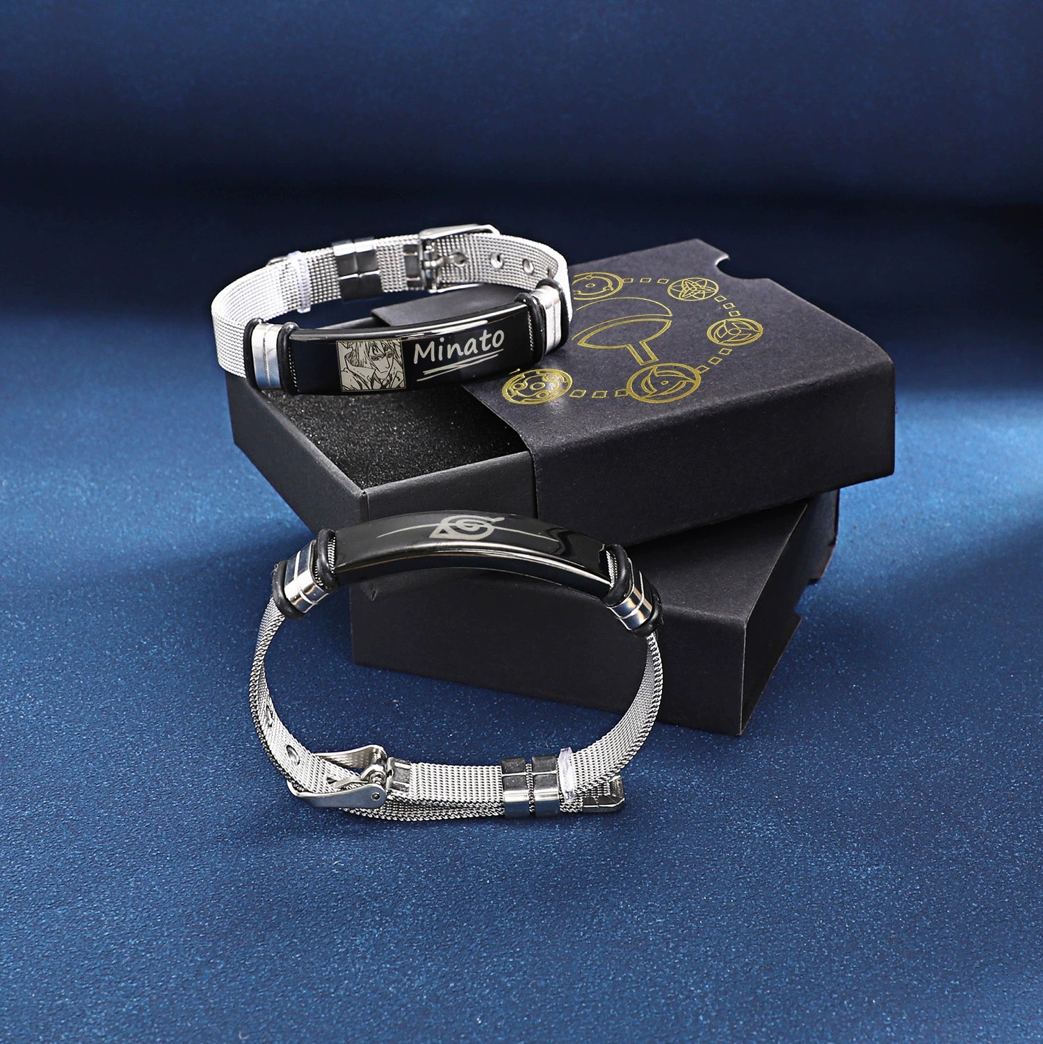 Naruto Anime Bracelet | Sasuke x Naruto x Itachi x Gaara Pendant