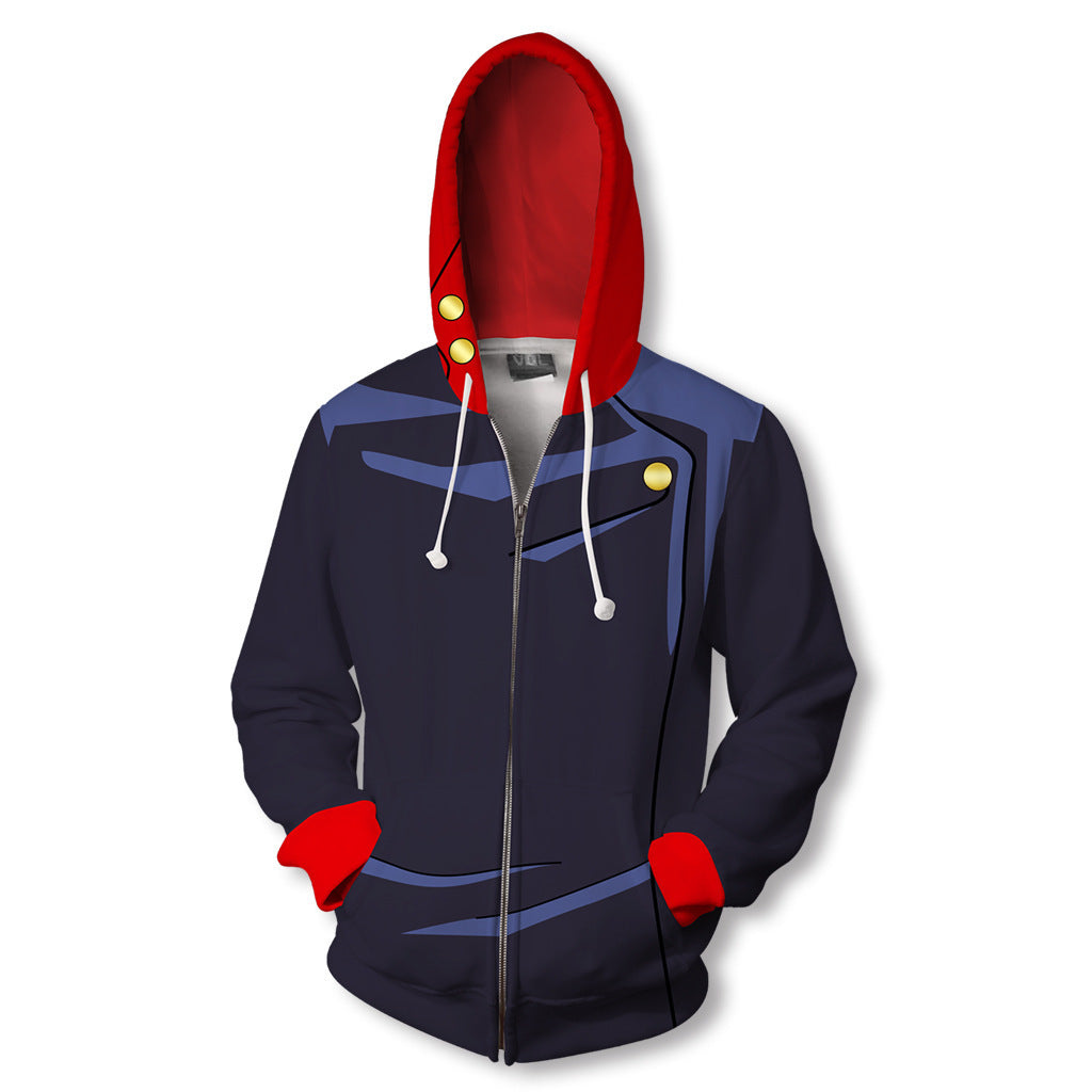 Japanese comic ZSHZ pullover anime sweatshirt fashion 3D digital printed hooded sweatshirt men's pullover one drop shipping