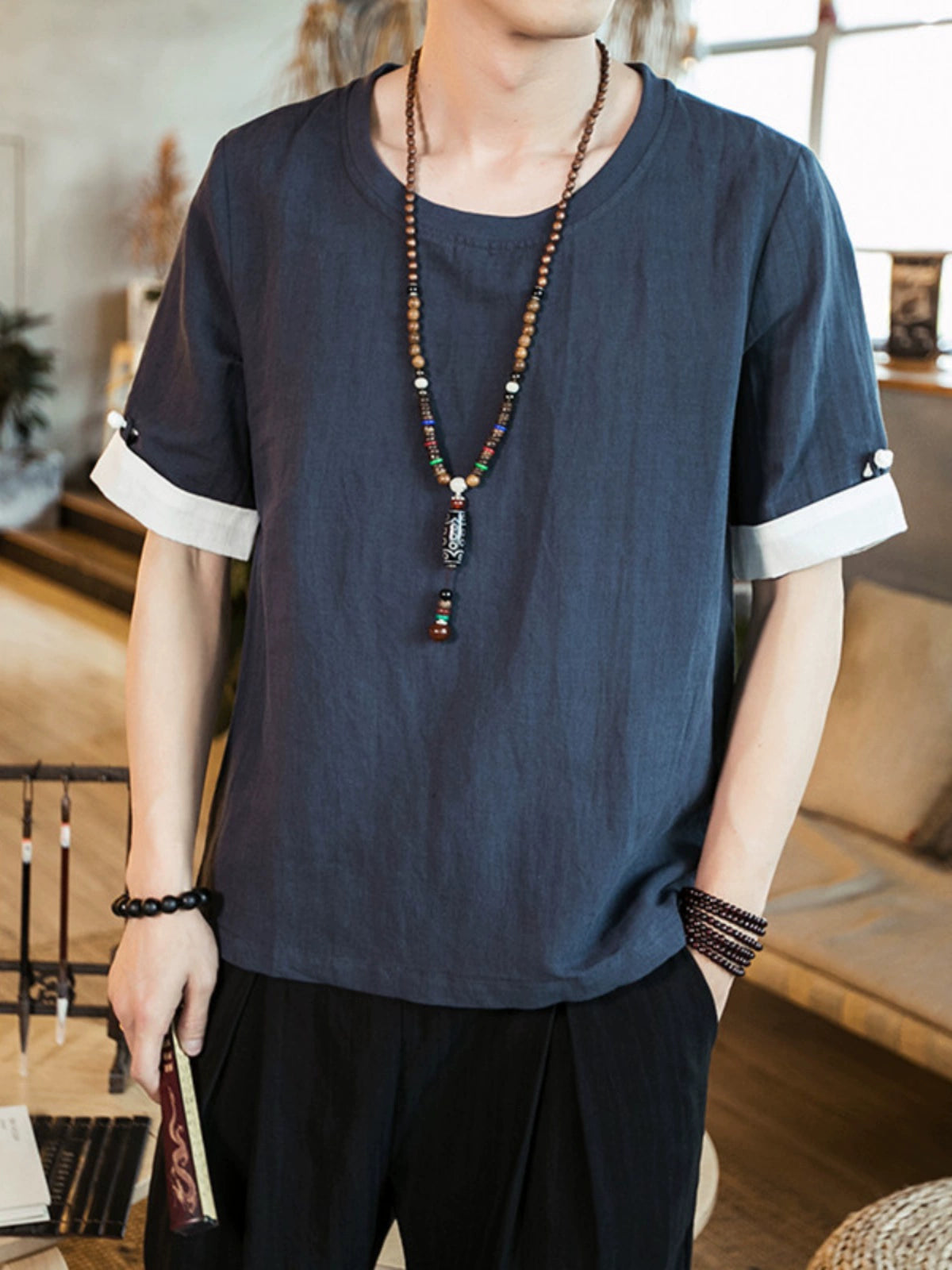 Ryuu Flow  Spirit-Fiber Linen Toppu