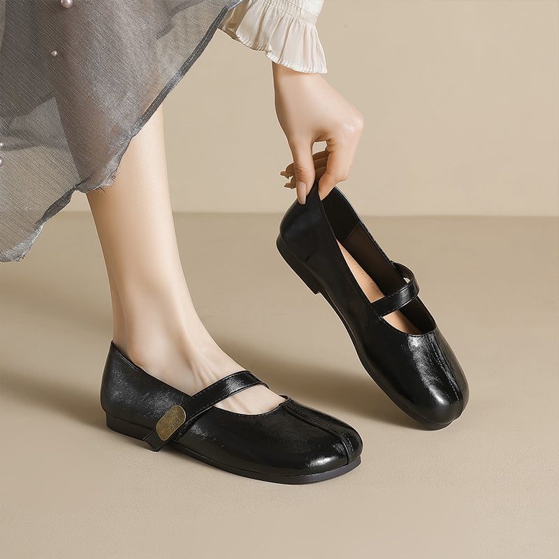 Plus Size Soft Bottom Mary Janes – Comfy Anime-Inspired Flats for Everyday Arcs