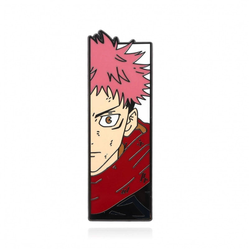 Jujutsu Kaisen Anime Brooch Set  Black & White Badge Collection Featuring Gojo, Nobara, Nanami, Yuta & More