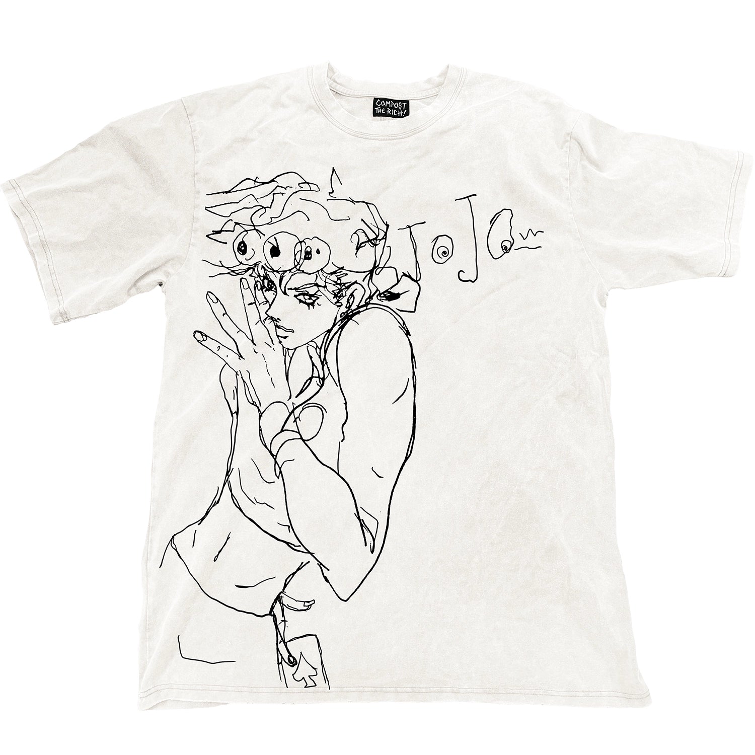 Stand Sketch  JoJo x Absurd Town Draft Tee