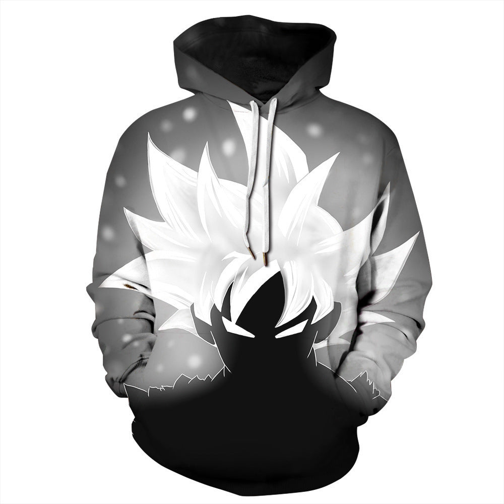 Japanese manga 3D digital printing Dragon Ball Goku series sweatshirt cosplay anime hoodie sweatshirt