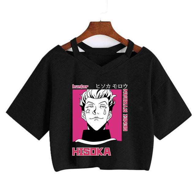 Deadly Duo  Killua x Hisoka Crop Tee