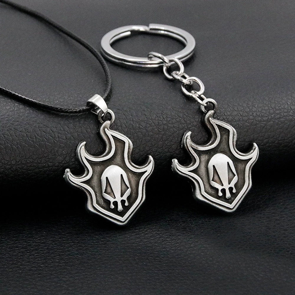 Hollow Surge Set  Ichigo Bull Mask Necklace & Keychain