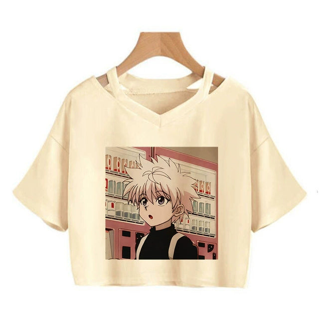 Deadly Duo  Killua x Hisoka Crop Tee