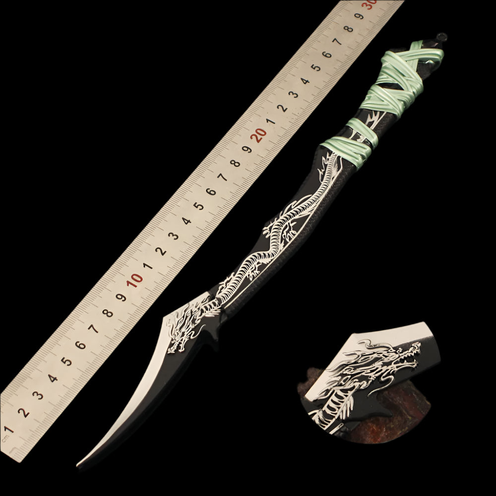 Douluo Peerless Tang Gate Ji Juechen Sword of Judgment Metal Model Weapon Soul Skill Anime Peripheral Boy Toys