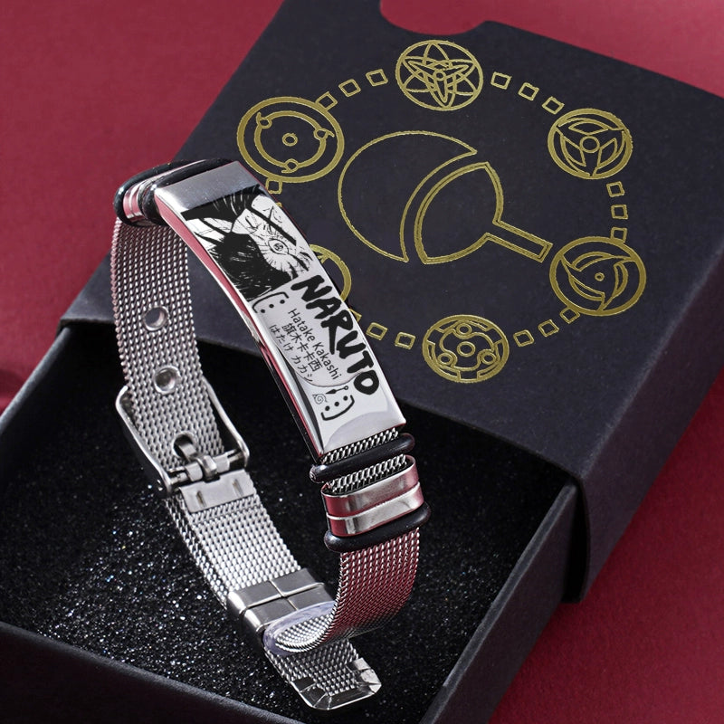 Naruto Anime Bracelet | Sasuke x Naruto x Itachi x Gaara Pendant