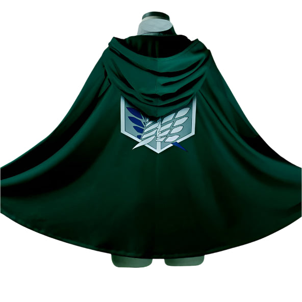 Attack on Titan Survey Corps Cloak | Freedom Wings Captain Cosplay Cape