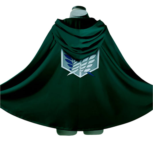 Attack on Titan Survey Corps Cloak | Freedom Wings Captain Cosplay Cape
