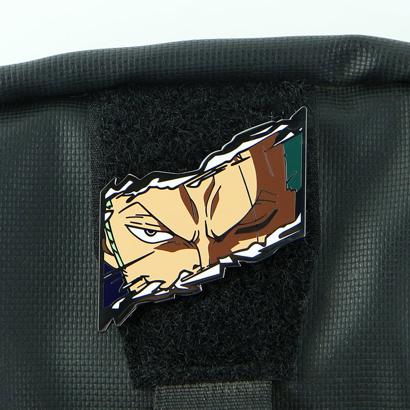 One Piece Eyes Series Armband Badge  Luffy & Zoro Metal Magic Sticker for Bags & Cosplay