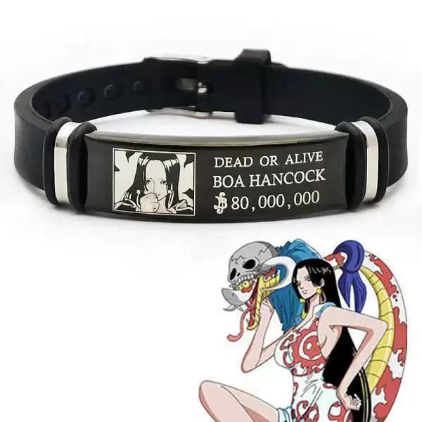 One Piece Silicone Bracelet  Luffy, Zoro, Devil Fruit & Logo Vintage Anime Wristband