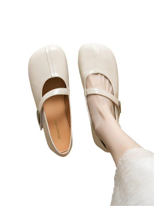 Plus Size Soft Bottom Mary Janes – Comfy Anime-Inspired Flats for Everyday Arcs
