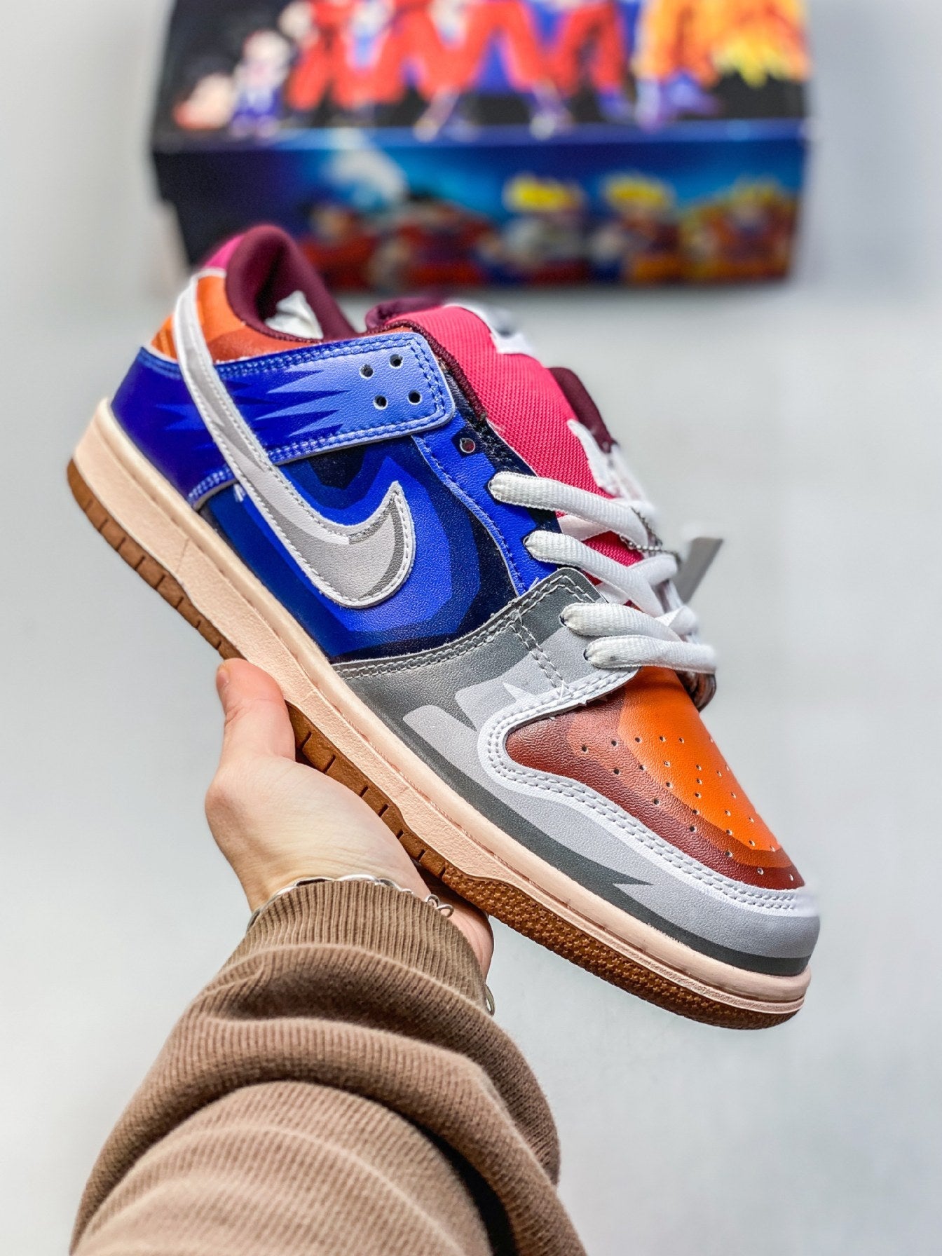 Dragon Ball SB Dunk Low-Inspired Sneakers  Anime Skate Shoes by Putian Chunyuan
