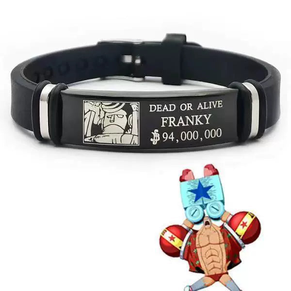 One Piece Silicone Bracelet  Luffy, Zoro, Devil Fruit & Logo Vintage Anime Wristband