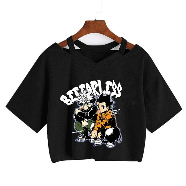 Deadly Duo  Killua x Hisoka Crop Tee