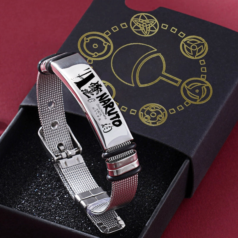 Naruto Anime Bracelet | Sasuke x Naruto x Itachi x Gaara Pendant
