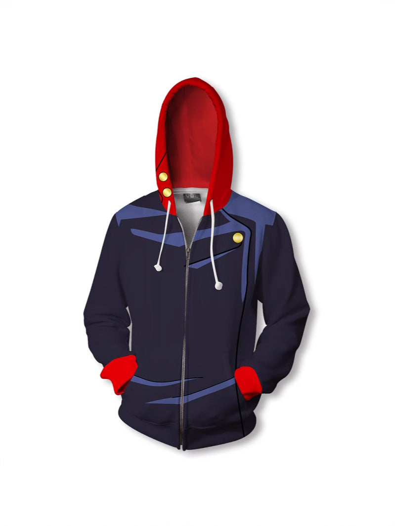 Japanese comic ZSHZ pullover anime sweatshirt fashion 3D digital printed hooded sweatshirt men's pullover one drop shipping