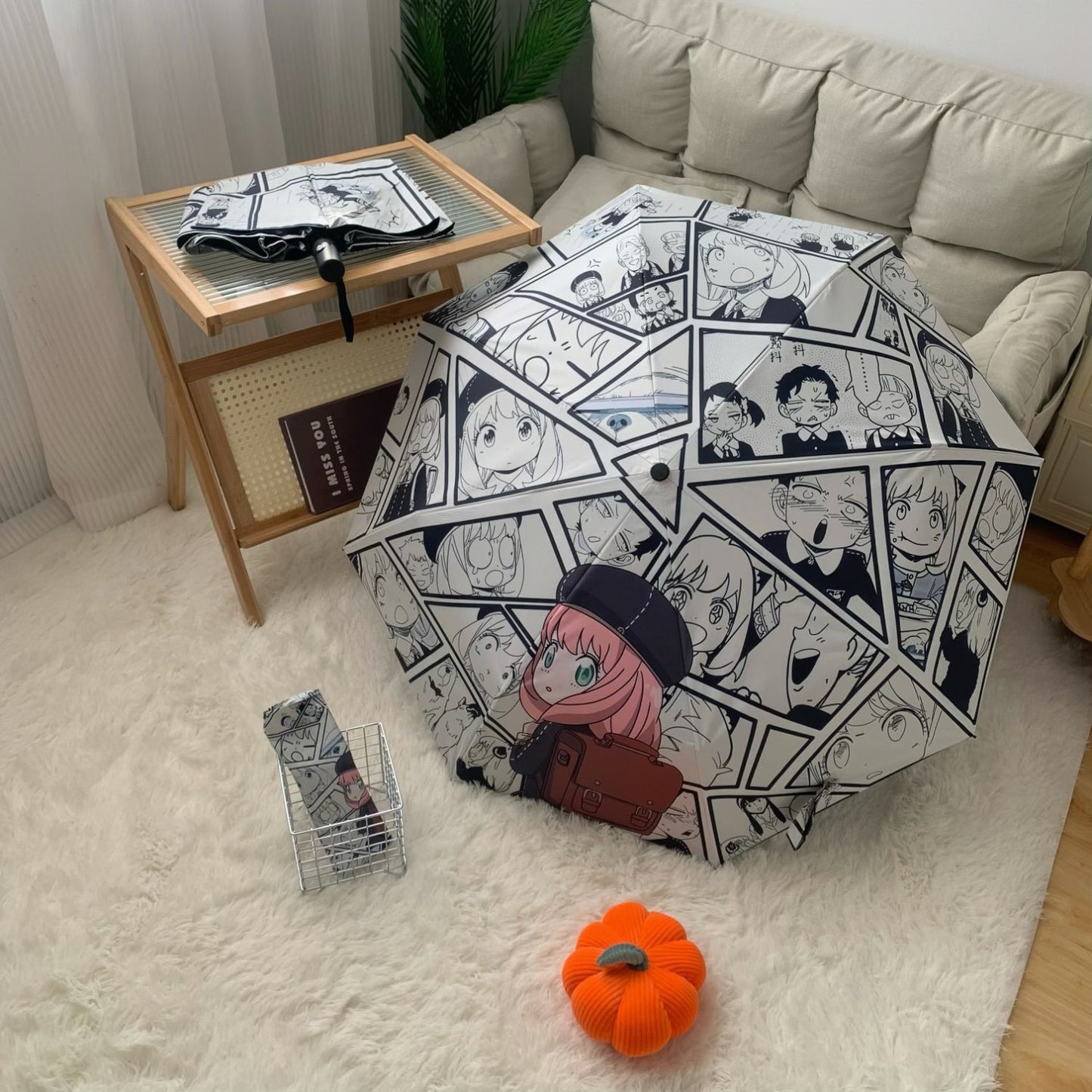 Anya Peek: Spy x Family Folding Umbrella