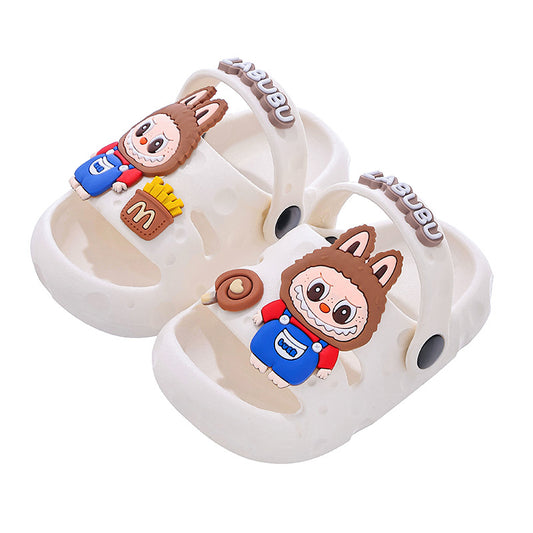 Labubu new cartoon children's boys and girls sandals